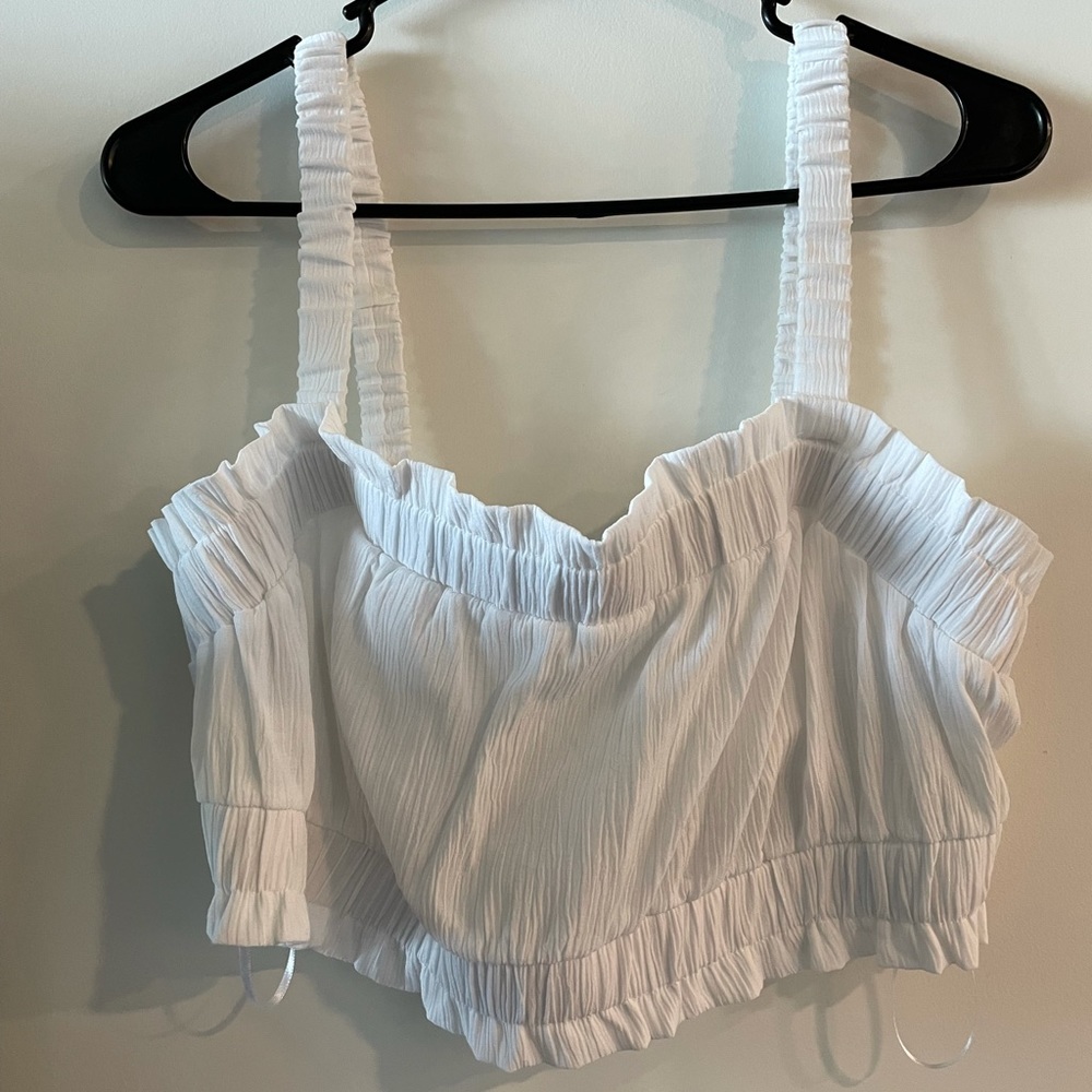 Peasant style crop top
